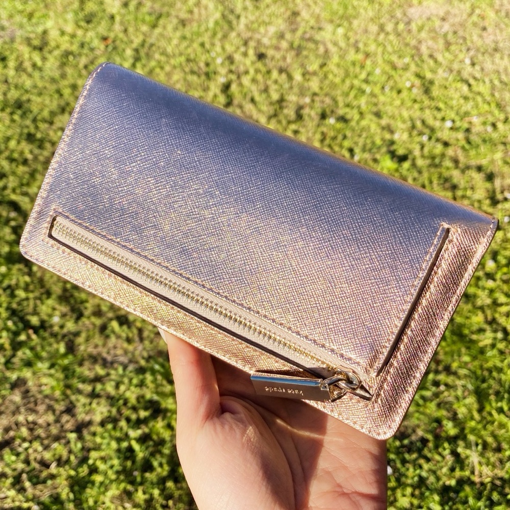 Gaby’sBags💕 Kate Spade Wallet Rose Gold - Picture 2 of 6